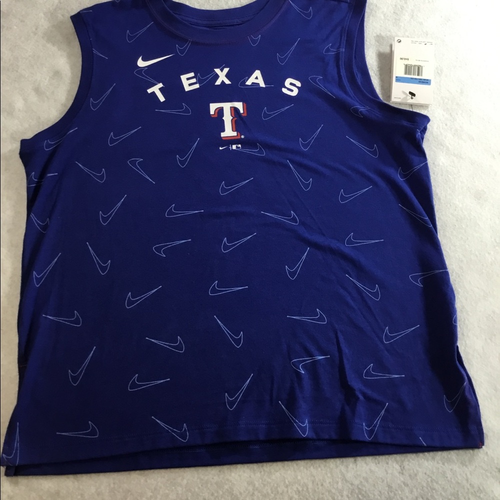 MLB Texas Rangers Women’s sleeveless-tank SZ M NWT